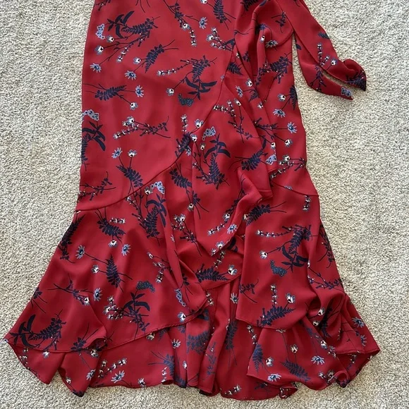 J. Crew Drapey Ruffle Faux Wrap Dress - Picture 5 of 10